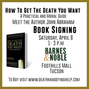 Barnes And Noble Book Signing How To Get The Death You Want By